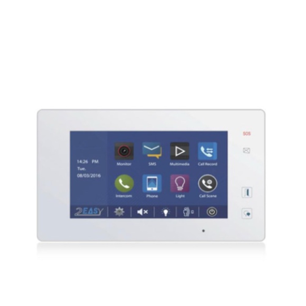 Aiphone 7-Inch Color Touchscreen Monitor for 2-Wire Video Intercom Systems